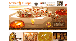 Desktop Screenshot of amber-europe.com